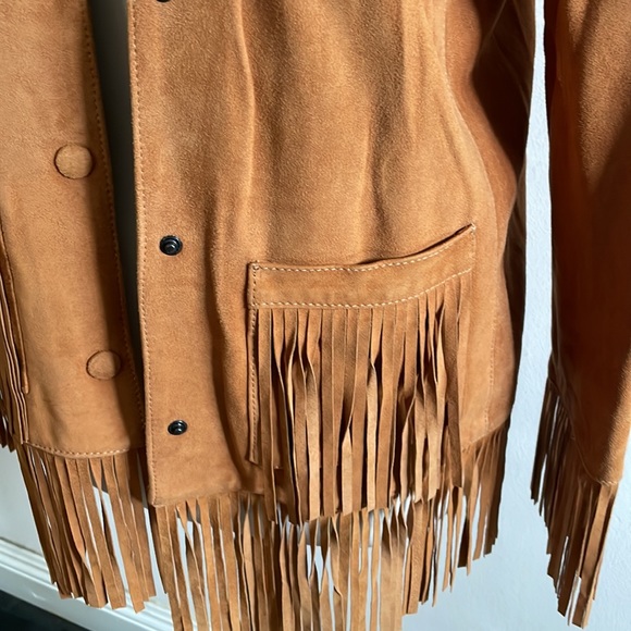 Beautiful Suede Fringe Simona Barbieri Jacket - Picture 4 of 12